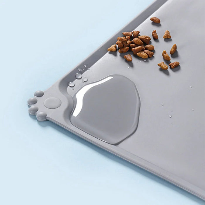 Vibe Geeks Waterproof Pet Feeding Mats With High Lips