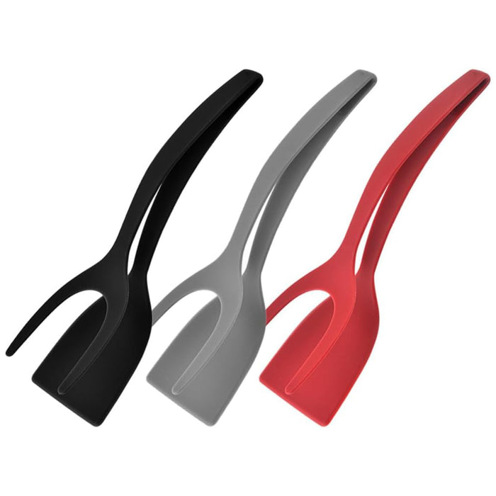 Vibe Geeks Nylon Heat Resistant Spatula Flipper Tong for Cooking