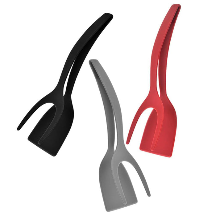 Vibe Geeks Nylon Heat Resistant Spatula Flipper Tong for Cooking