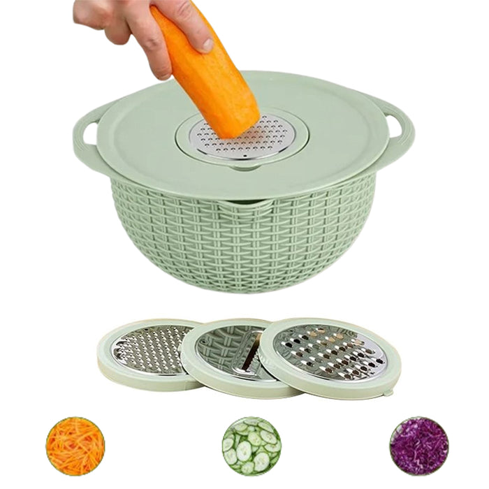 Vibe Geeks 4-in-1 Stainless Steel Colander Set Versatile