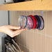 Vibe Geeks Self-adhesive Under Cabinet Horizontal Tumbler