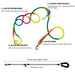 220cm Multifunction Hands-free Rope Pet Cat Dog Puppy Double