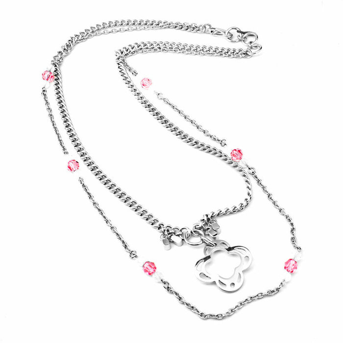 Ladies Necklace Folli Follie 3N9F226PW (45 cm)