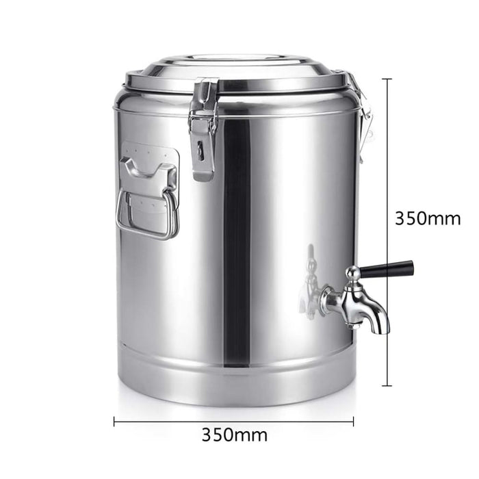 22l Stainless Steel Insulated Stock Pot Dispenser Hot & Cold