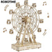 232pcs Rotatable Diy 3d Ferris Wheel Wooden Puzzle Game