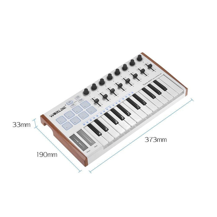 25-key Mini Ultra-portable Usb Midi Keyboard Controller 8