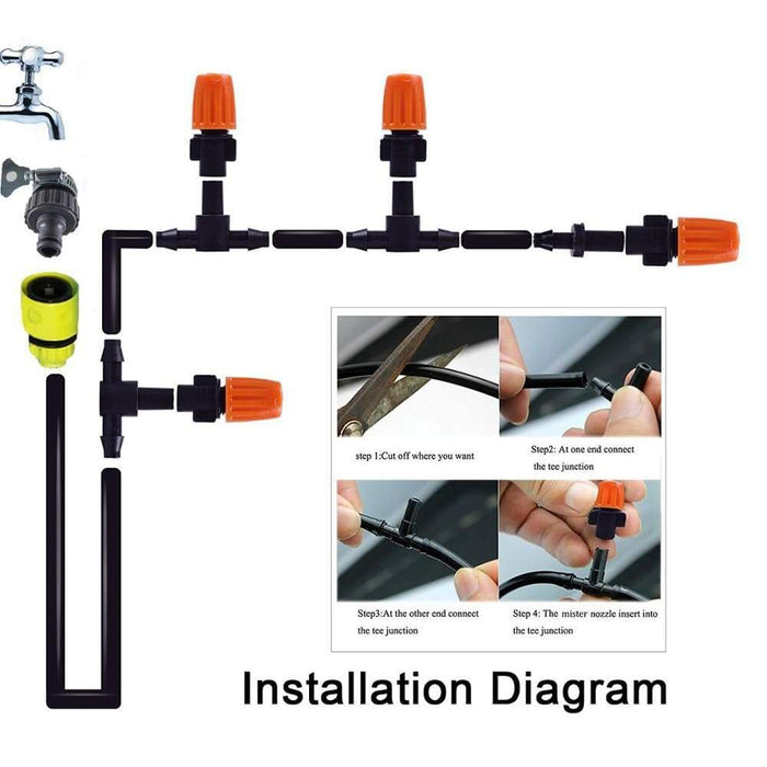 25m Automatic Micro Drip Spray Self Watering Kits