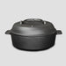 28cm Cast Iron Dutch Oven Pre-seasoned Pot With Lid