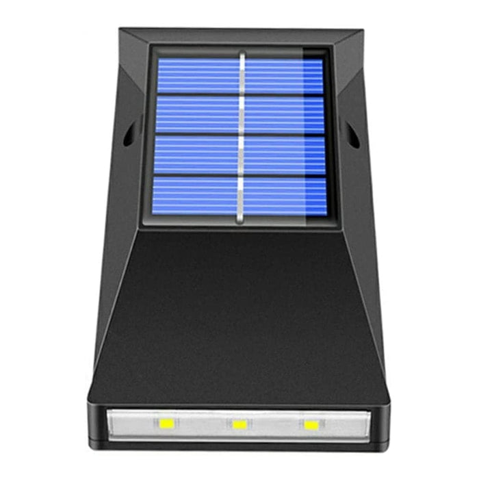 Vibe Geeks 2pcet Led Outdoor Garden Solar Powered Wall Lamps