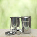 2x 11l Round Stainless Steel Soup Warmer Marmite Chafer Full