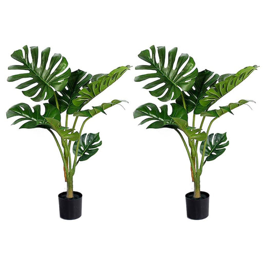 2x 120cm Artificial Green Indoor Turtle Back Fake Decoration