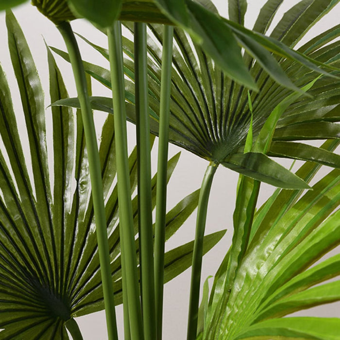 2x 120cm Artificial Natural Green Fan Palm Tree Fake