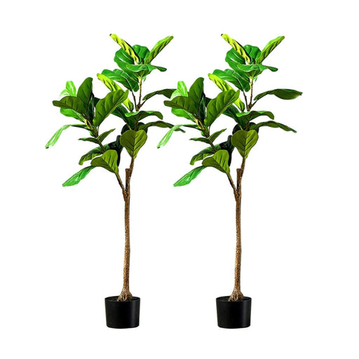 2x 120cm Green Artificial Indoor Qin Yerong Tree Fake Plant