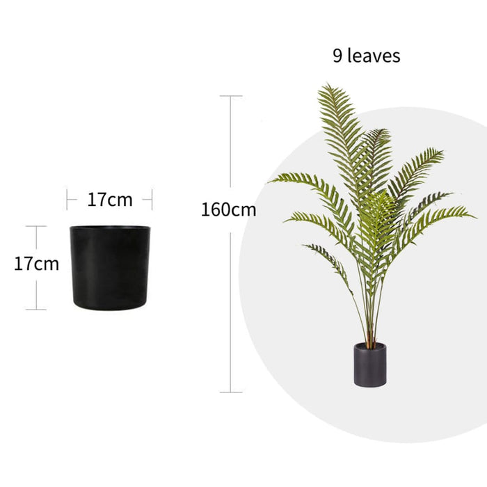 2x 160cm Green Artificial Indoor Rogue Areca Palm Tree Fake