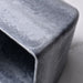 2x 27cm Weathered Grey Square Resin Plant Flower Pot In