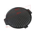 2x 30cm Round Cast Iron Korean Bbq Grill Plate with Handles 