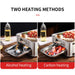 2x 36cm Portable Stainless Steel Outdoor Chafing Dish Bbq