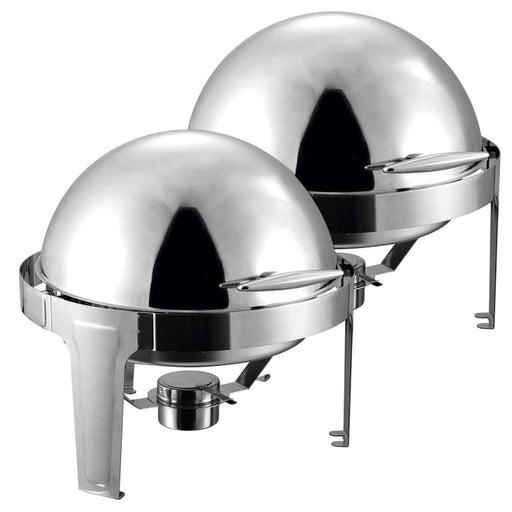 2x 6l Stainless Steel Chafing Food Warmer Catering Dish