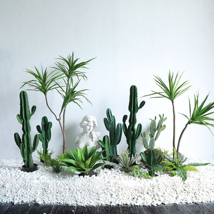 2x 70cm Green Artificial Indoor Cactus Tree Fake Plant 