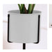2x 80cm Tripod Flower Pot Plant Stand With White Flowerpot