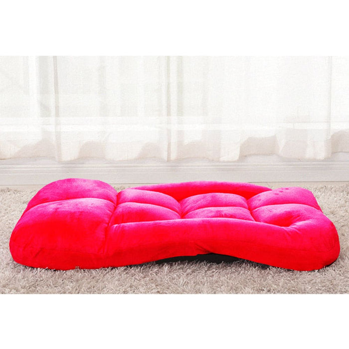2x Foldable Lounge Cushion Adjustable Floor Lazy Recliner