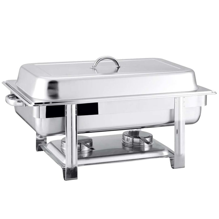 2x Triple Tray Stainless Steel Chafing Catering Dish Food