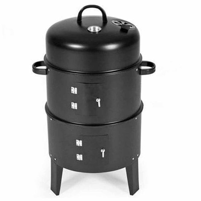 3 In 1 Barbecue Smoker Outdoor Charcoal Bbq Grill Camping