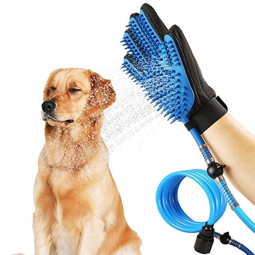 3-in-1 Pet Bathing Tool Sprayer Massage Glove And Hair
