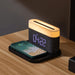 3-in-1 Wireless Charger Alarm Clock And Adjustable Night