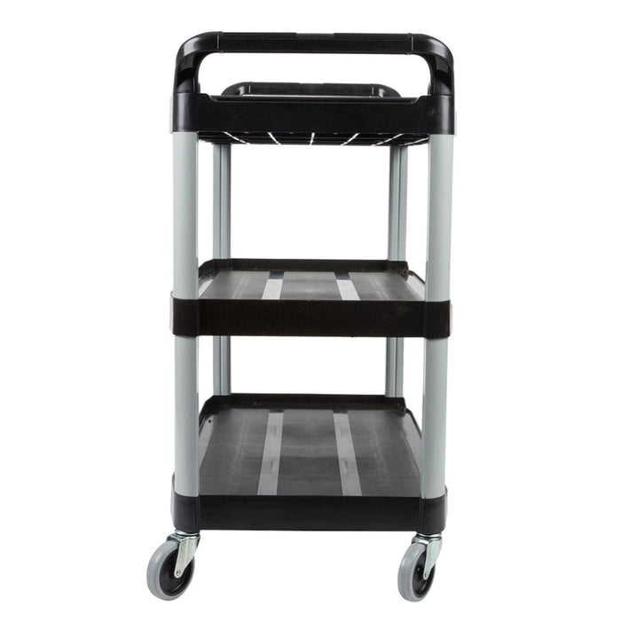 3 Tier 83x43x95cm Food Trolley Waste Cart With Two Bins
