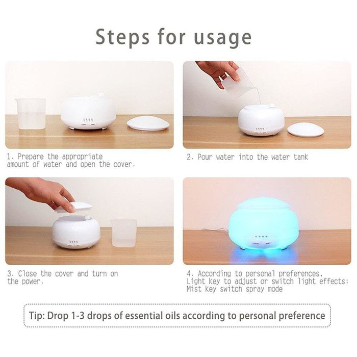 300ml Essential Oil Diffuser,premium Ultrasonic Fragrant