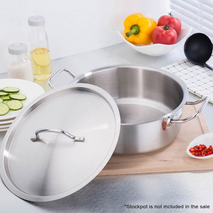 30cm Top Grade Stockpot Lid Stainless Steel Stock Pot Cover