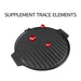 30cm Round Cast Iron Korean Bbq Grill Plate with Handles and