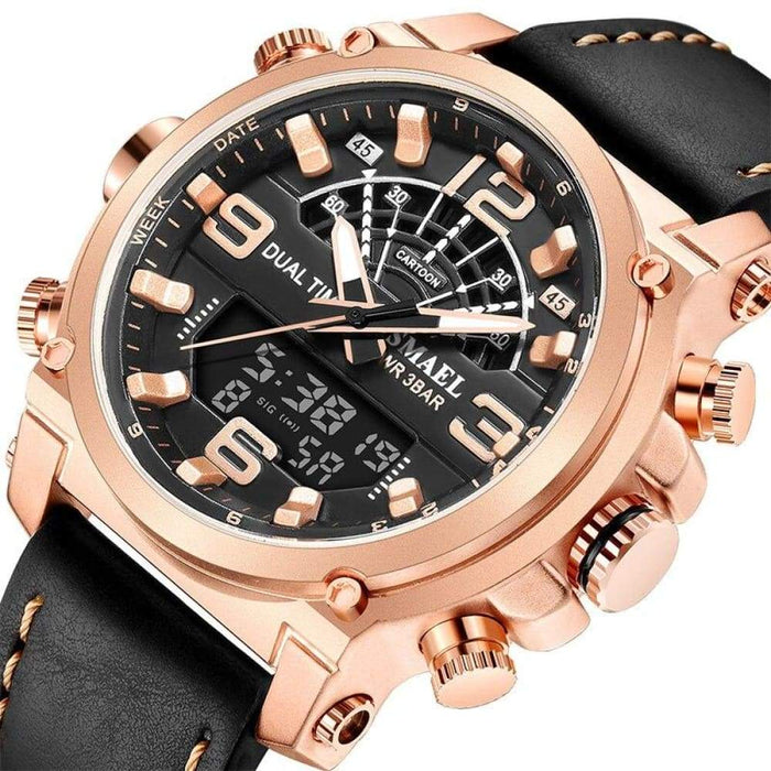 30m Waterproof Wristwatches With Digital Display