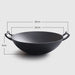 32cm Commercial Cast Iron Wok Frypan Fry Pan With Double