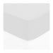 Fitted Bottom Sheet Atmosphera White 90 x 190 Cm