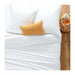 Fitted Bottom Sheet Atmosphera White 90 x 190 Cm