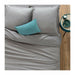 Fitted Bottom Sheet Atmosphera Grey 90 x 190 Cm