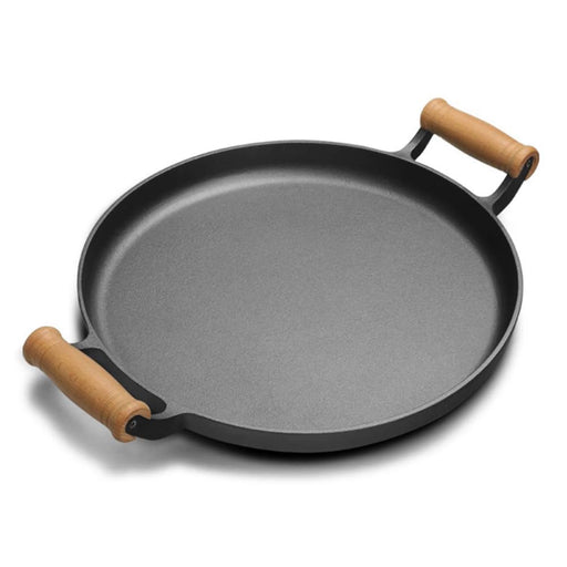 35cm Cast Iron Frying Pan Skillet Steak Sizzle Fry Platter