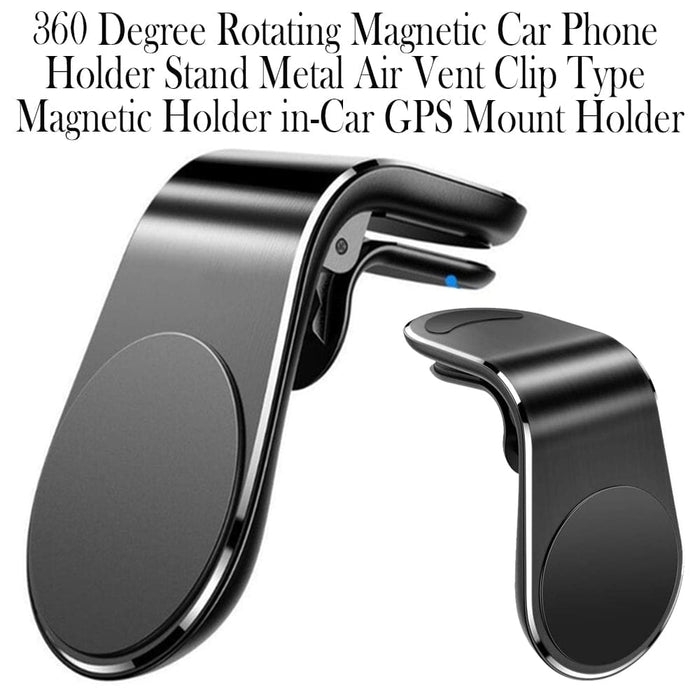 360 Degree Rotating Magnetic Car Phone Holder Stand for 