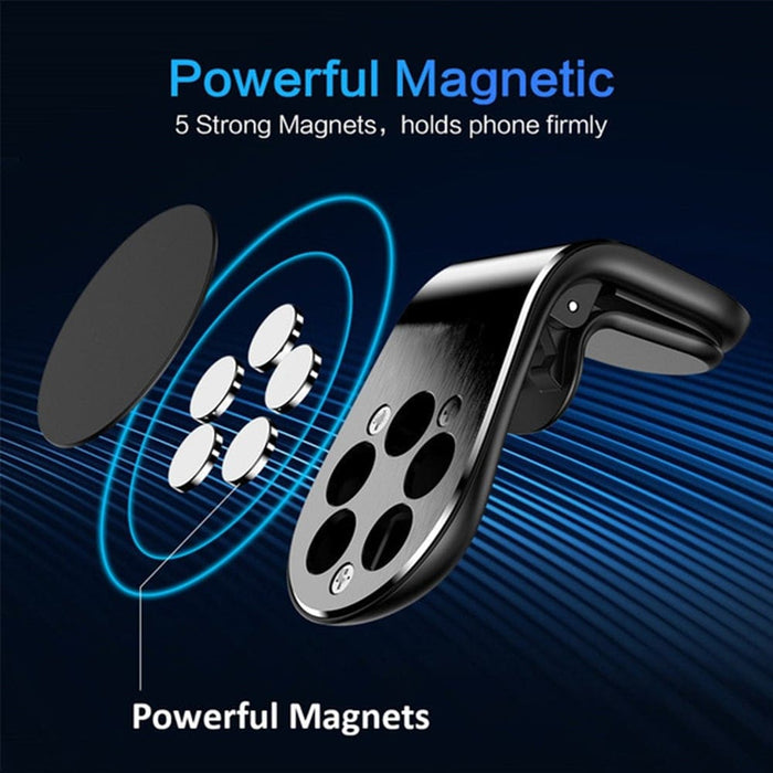 360 Degree Rotating Magnetic Car Phone Holder Stand for 