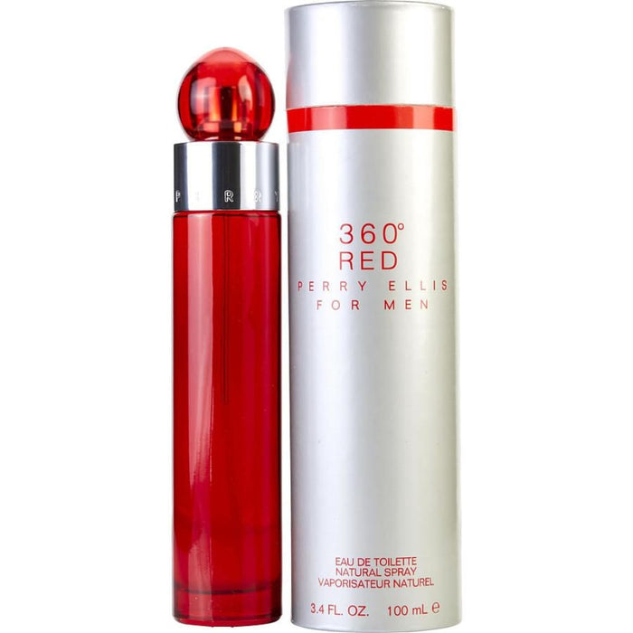 360 Red Edt Spray By Perry Ellis For Men - 100 Ml