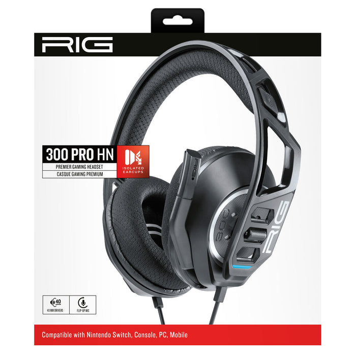 Headphones By Nacon Rig 300Hn Black