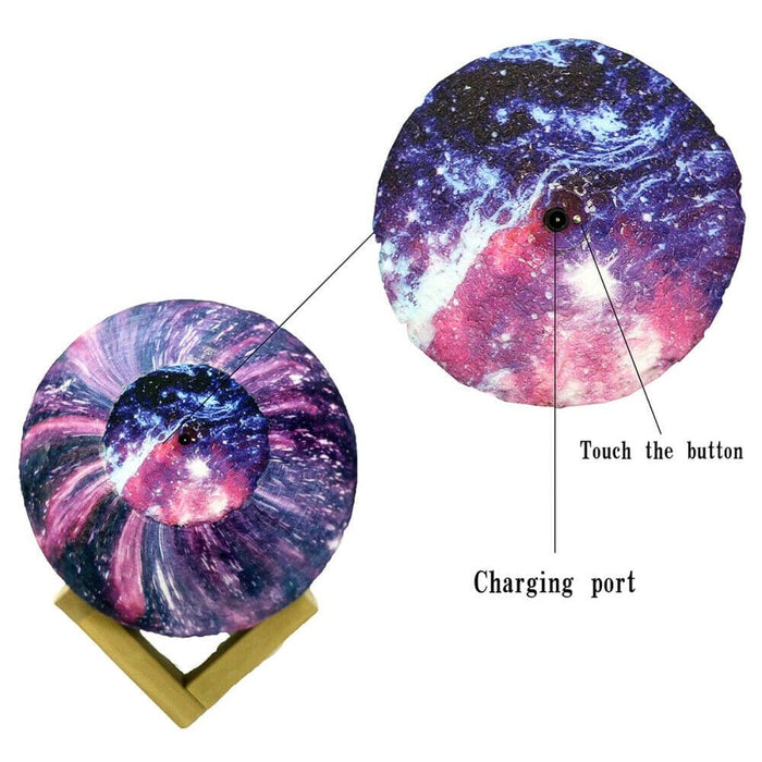 Vibe Geeks 3d Print Led Night Sky Decorative Lamp- Usb