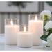 3pcs Flameless 3d Effect Led Candles With 8 Key Remote