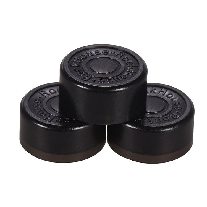 3Pcs Footswitch Topper Protector Abs Bumpers For Guitar Effect Pedal Black