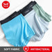 3pcs Ice Silk Men Boxers Comfortable Underpants Cotton