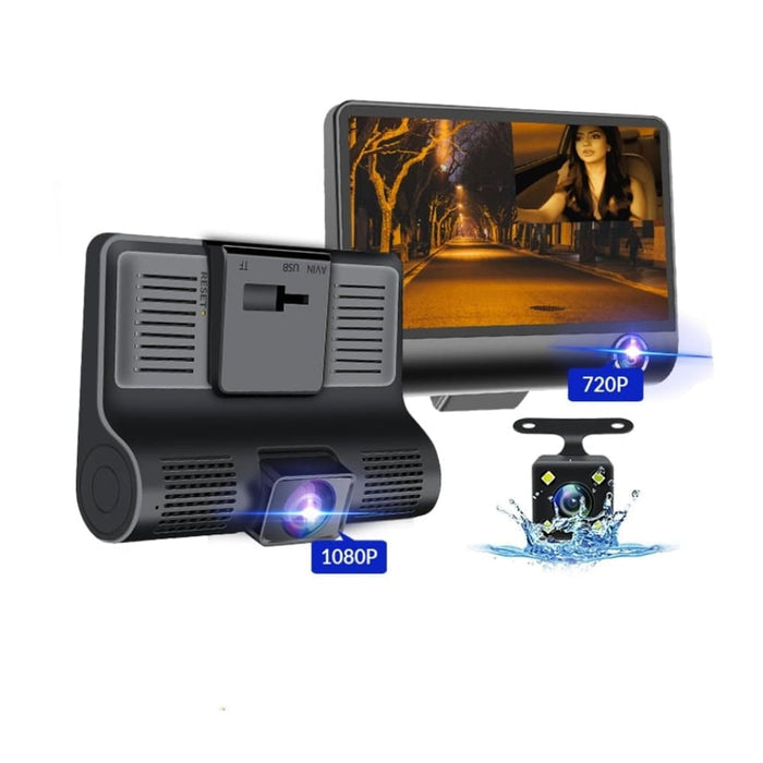 4.0 Inch Dash Camera With Dual Lens For Car