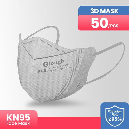 4 Layer 3d Kn95 Face Masks Gray 50 Pack