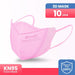 4 Layer 3d Kn95 Face Masks Pink 10 Pack